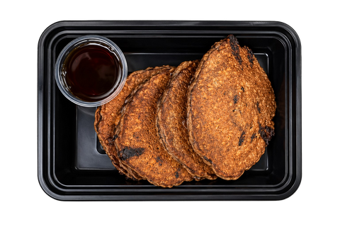 TRIPLE CHOCOLATE PROTEIN PANCAKES