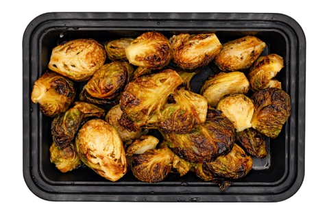 GARLIC PARMESAN ROASTED BRUSSELS