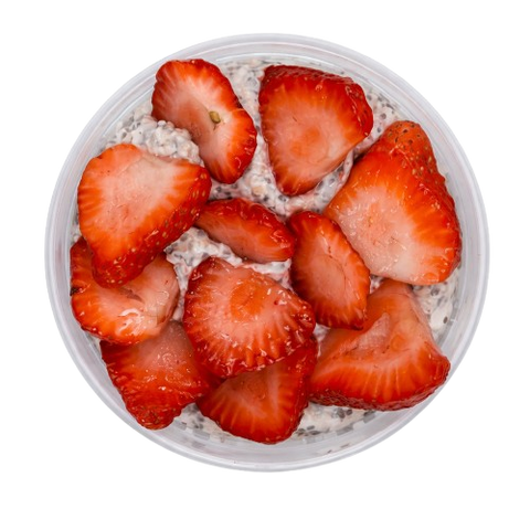 STRAWBERRY CHEESECAKE OVERNIGHT OATS - 8 OZ