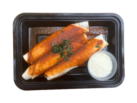 PIZZA STEAK ENCHILADAS