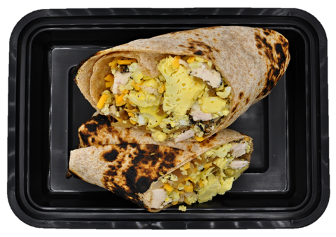 EVERYTHING SPICE CHICKEN BREAKFAST BURRITO