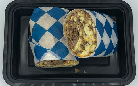 PHILLY STEAK BREAKFAST WRAP (EGG OR EGG WHITE)